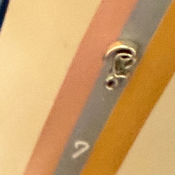 NWOT Sam Edelman Navy Patent Mary Jane Slingback Heels with Gold Buckle Accent - Picture 9 of 11